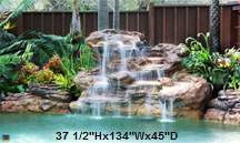 Cascadia Swimming Pool Waterfall