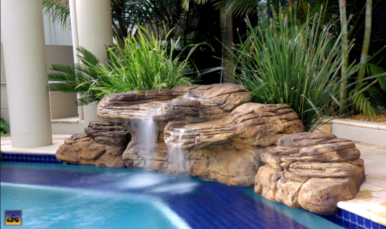 Swimming Pool Rock Waterfall Kit Diy - Diy Water Feature For Inground Pool